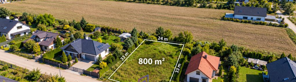 Działka ślepa uliczka  |  800 m² | mpzp 17