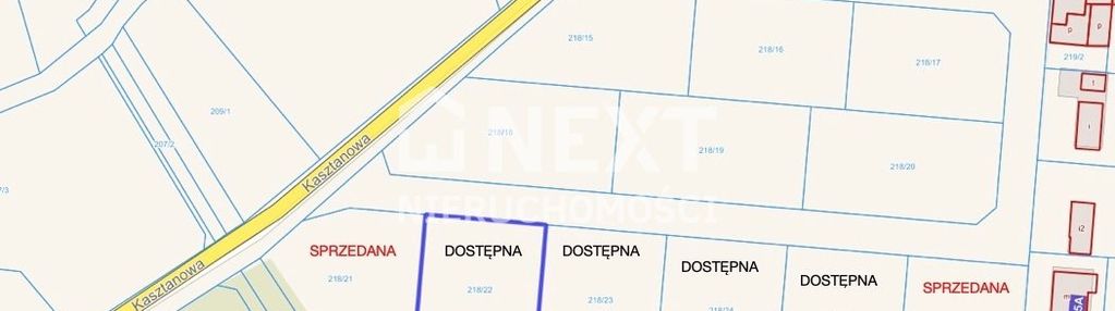 Działka budowlana mpzp 800m2 nowa wieś