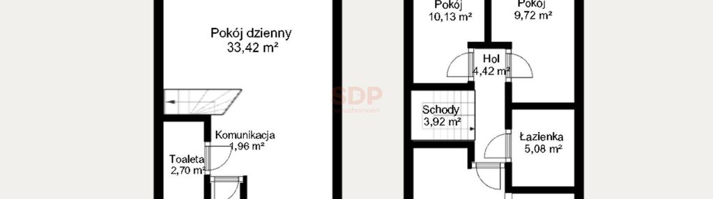 Nowoczesne mieszkanie w zabudowie szeregowej
