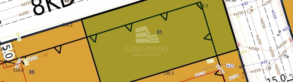 Oleśnica -lucień działka budowlana kompletne media