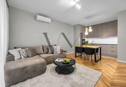 Nowoczesne mieszkanie 48 m2, handelsmana, wilanów.