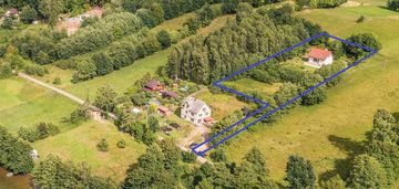 Dom  na kaszubach z dużą działką brodnica dolna