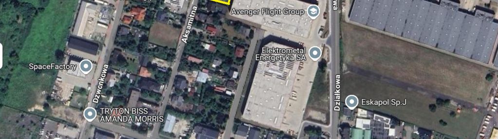 Działka 1466 m2 pod biurowiec 2400 m2 pu z pnb