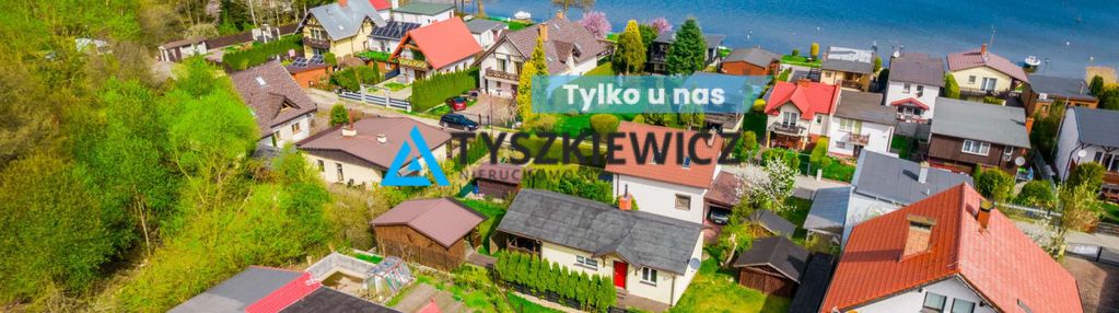 Działka z widokiem na jezioro.