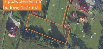 Działka  z pozwoleniem na budowę