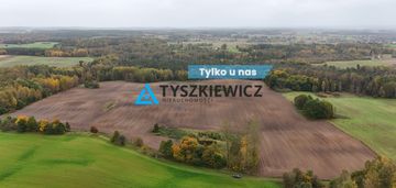 Pięknie położona działka w miejscowości borowina