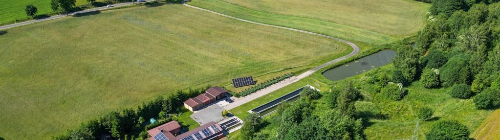 Dom z hodowlą pstrąga|2 działki o pow. 2,3237 ha