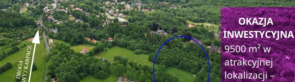 Działka widokowa dla inwestora - karpacz okazja