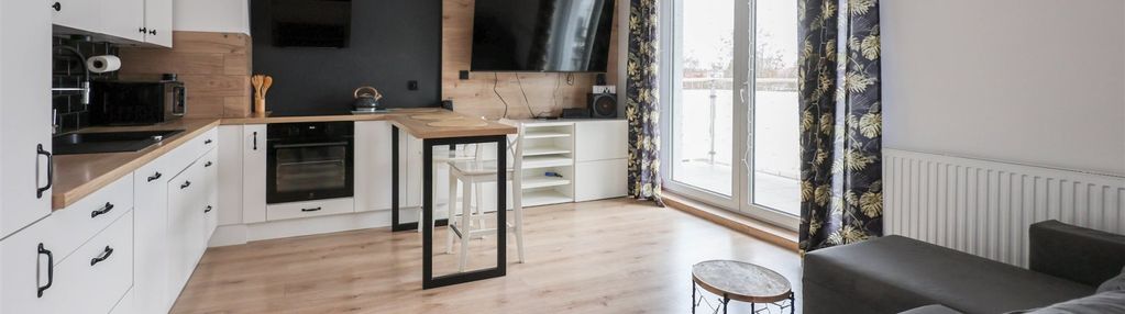 Nowe, umeblowane mieszkanie! duży balkon 5,6m2!