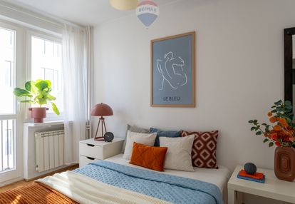 2 pokoje w centrum warszawy|widok na skyline