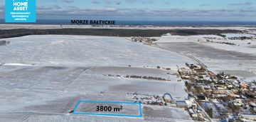 Działka z widokiem na morze pod zabudowę.