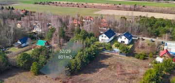 Działka budowlana 801 m², błędowo, ul. brzozowa