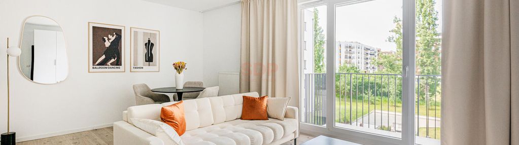 2 pokoje na kępie mieszczńskiej z widokiem na park