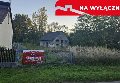 Działka 25 arów z budynkiem do adaptacji – grądy