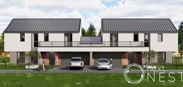 Nowoczesny dom 6 pokoi podwójny garaż borowina