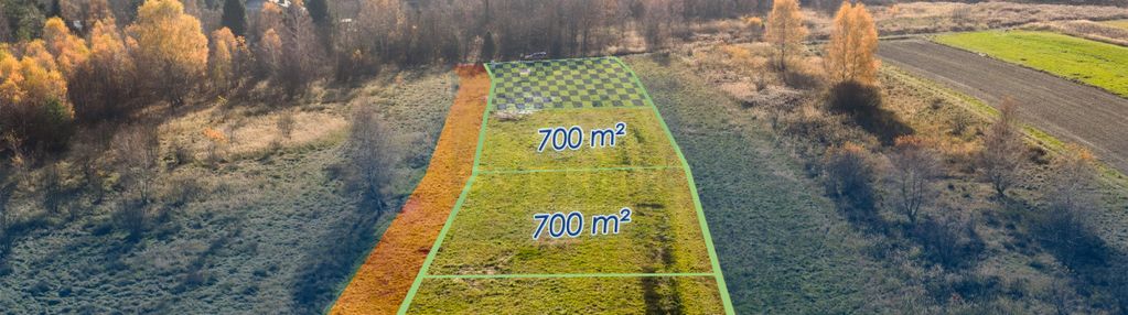 Działki/ 700m2/ koziegłówki gm. koziegłowy