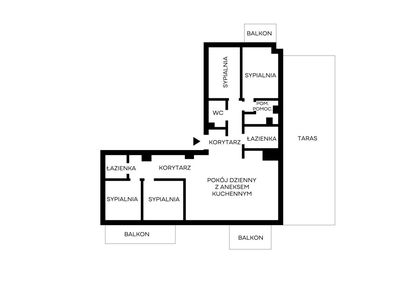 Trójstronne | sufit 2,8 | taras 56m | 2 msc w hali