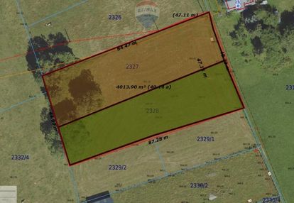 Działka budowlana i prąd i stacja ski harenda