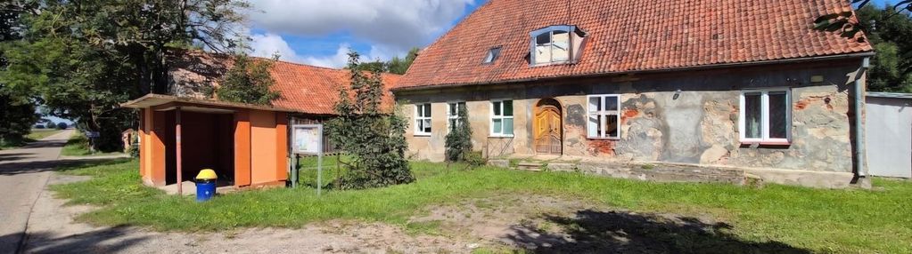 Unikat ! dwór nad rzeką tina - różany k. elbląga