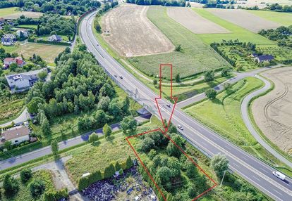 Działka obok dwupasmówki e75