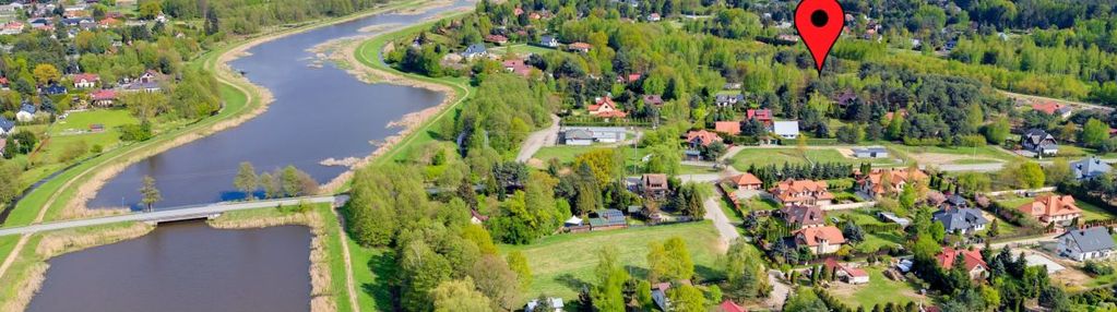 Działka budowlana - natura, rzeka, zalew