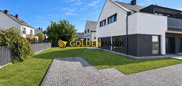 Bliźniak premium, działka 428 m, garaż, gumieńce.