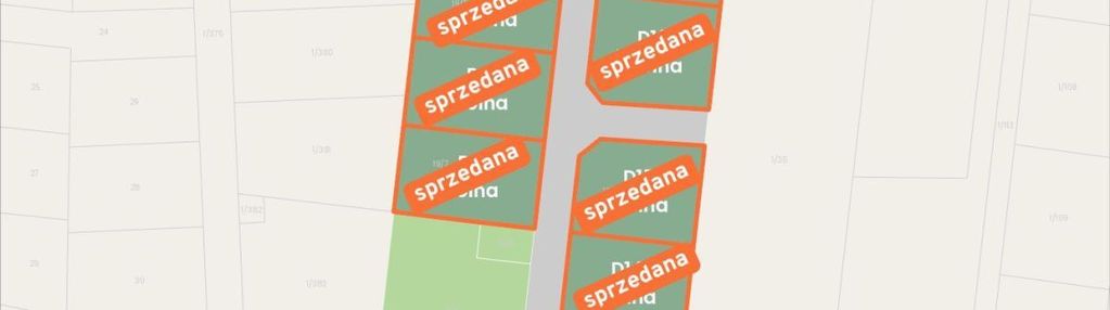 Działka z mpzp pod zabudowę dwulokalową