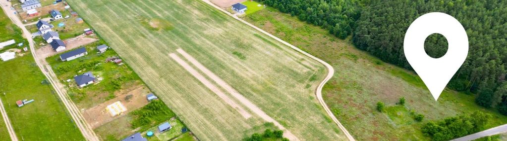 Ostatnia działka z linią lasu w wudzynie 1428 m2