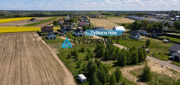 Skowarcz, płaska działka 1220 m2, dobry dojazd.