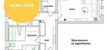 Mieszkanie w centrum 2 pokoje skierniewice