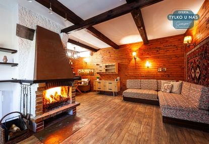 Piękna działka z lasem*dom rekreacyjny drewniany