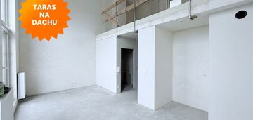 Apartament 2-poziomowy z tarasem na dachu!