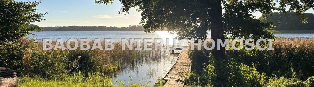 Działka budowlana z udziałem w brzegu jez. jagodne