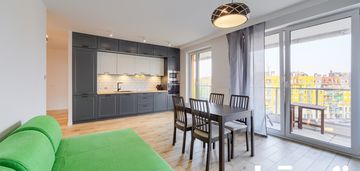 Rozkładowe,słoneczne, 3 pokoje z tarasem w centrum