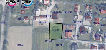 Działka budowlana 1067m2 w stegnie, prąd woda