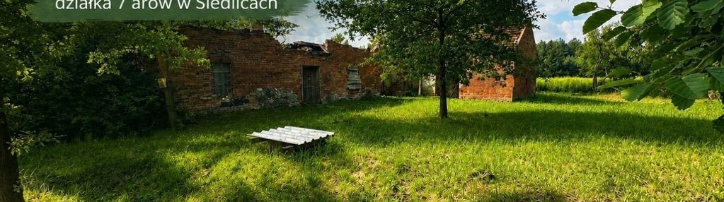 Działka 7 arów w siedlicach – kameralny azyl