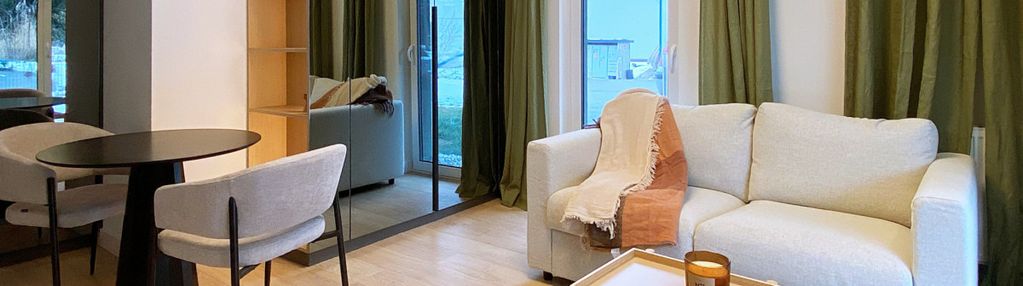 Kompaktowe mieszkanie z ogródkiem