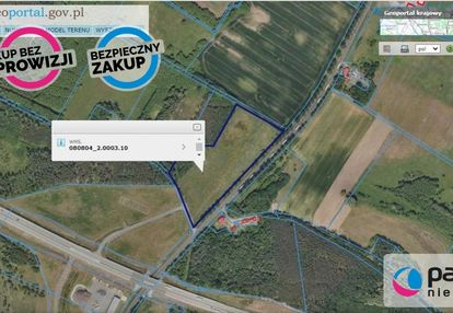 Działka pod magazyny przy a2