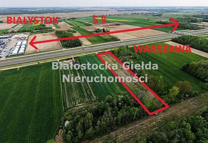 Działka inwestycyjna 5600 m2 przy s8