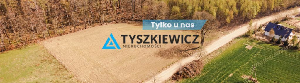 Duża działka niedaleko krokowej.