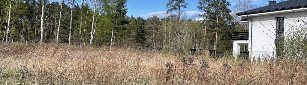 Działka bud. 960 m² przy lesie, zielona okolica.