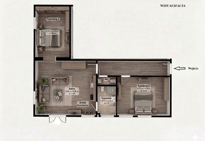 Przestronne mieszkanie do remontu na stokach