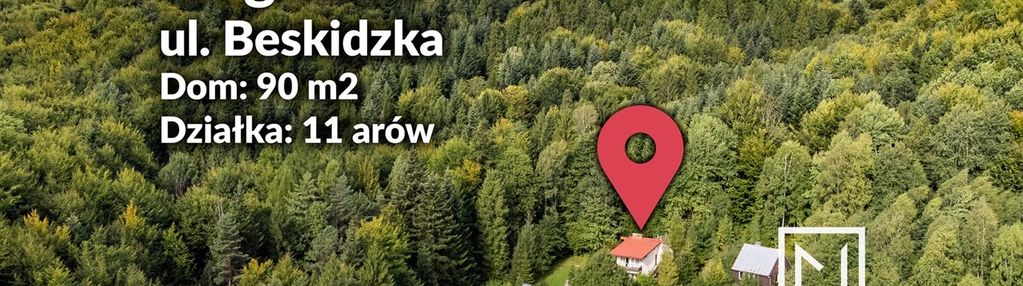 Dom w górach | otoczenie lasu | targanice |