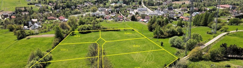 Łabowa k/ krynicy 6 widokowych działek budowlanych