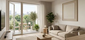 2 pokoje | 43m2 | loggia | zachód | blisko centrum