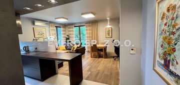 Partynice, słoneczne 2 pokoje z balkonem i garażem