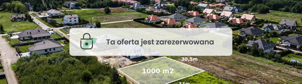 Działka budowlana 1000 m2 w makowie nowym