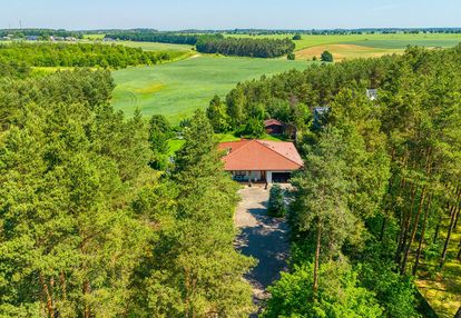 Dom wolnostojący w środku lasu! 235m2 basen, sauna
