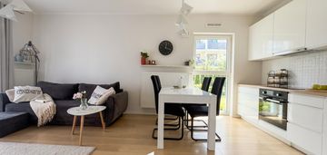 3 pokoje, parter, duży balkon, zamknięte osiedle