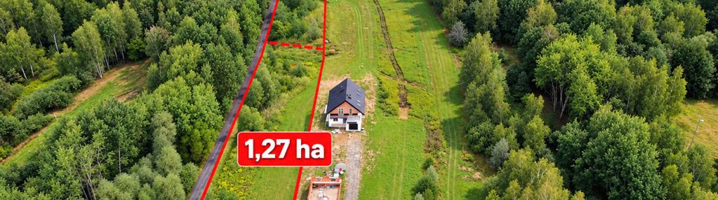 Działka | 1,27 ha | media | jodłówka